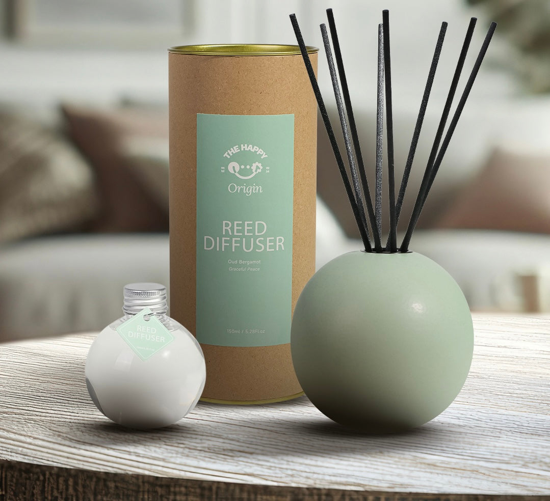 Japanese Inspired Design | Green Tea and Cucumber - Calm Serenity Aroma Reed Diffuser