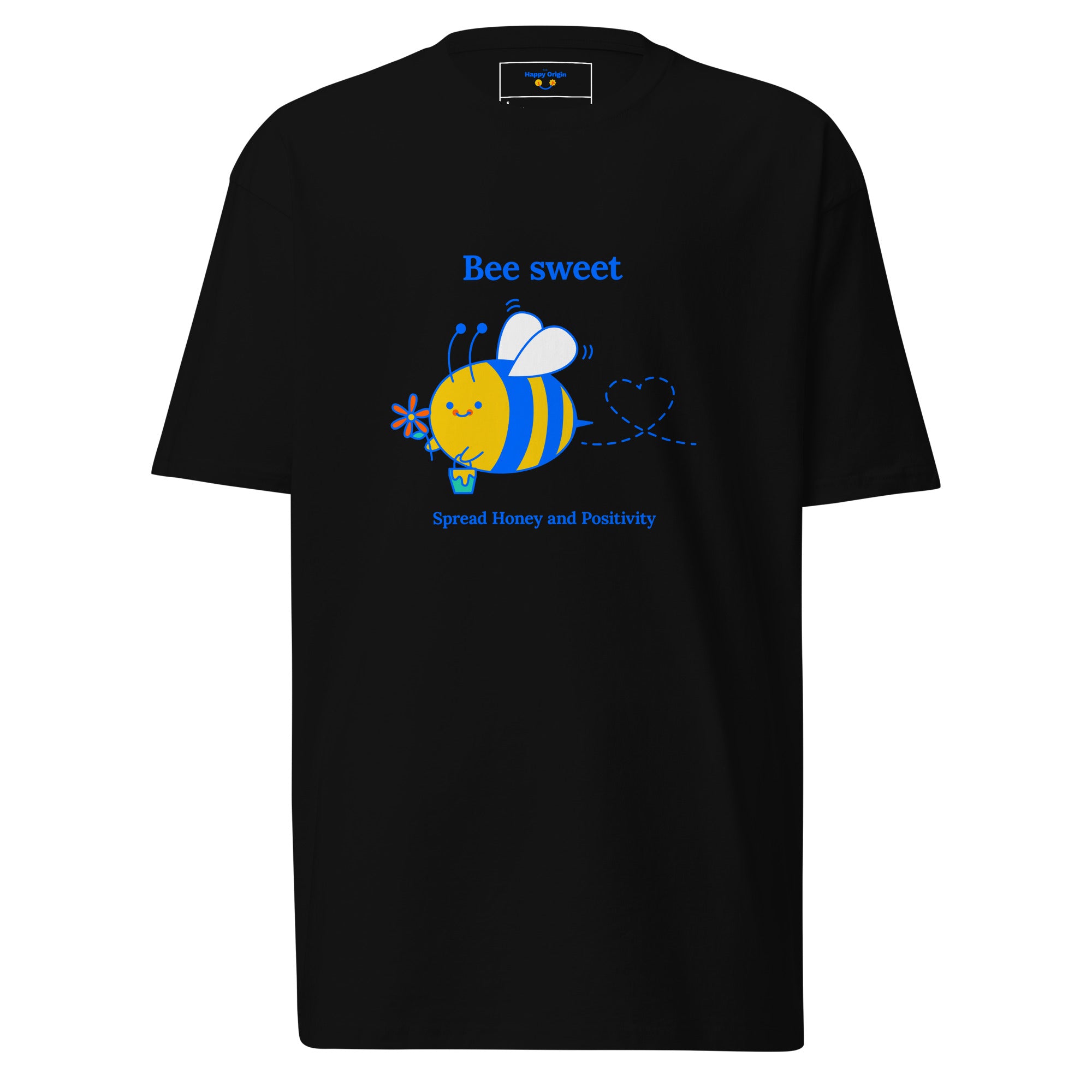 Happy Origin Bee Sweet black T shirt