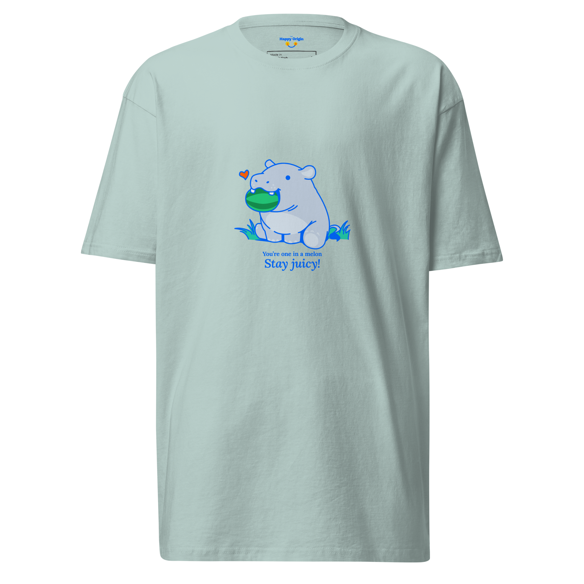 Cute Hippo agave Graphics Tee