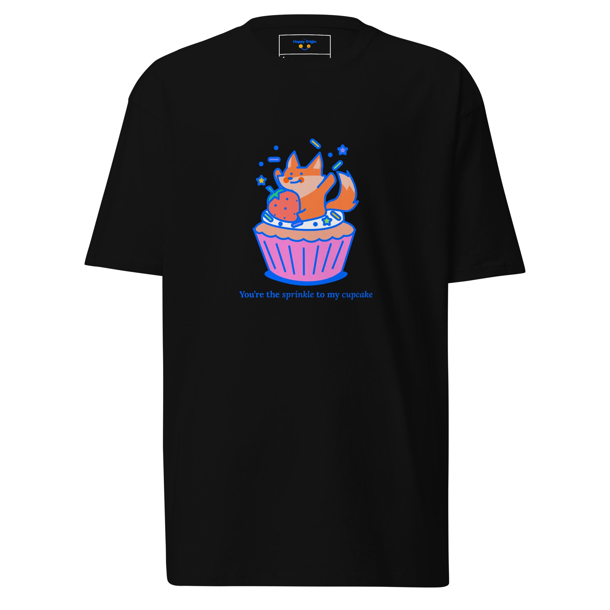 Happy Origin Sprinkle Happiness Black Tee