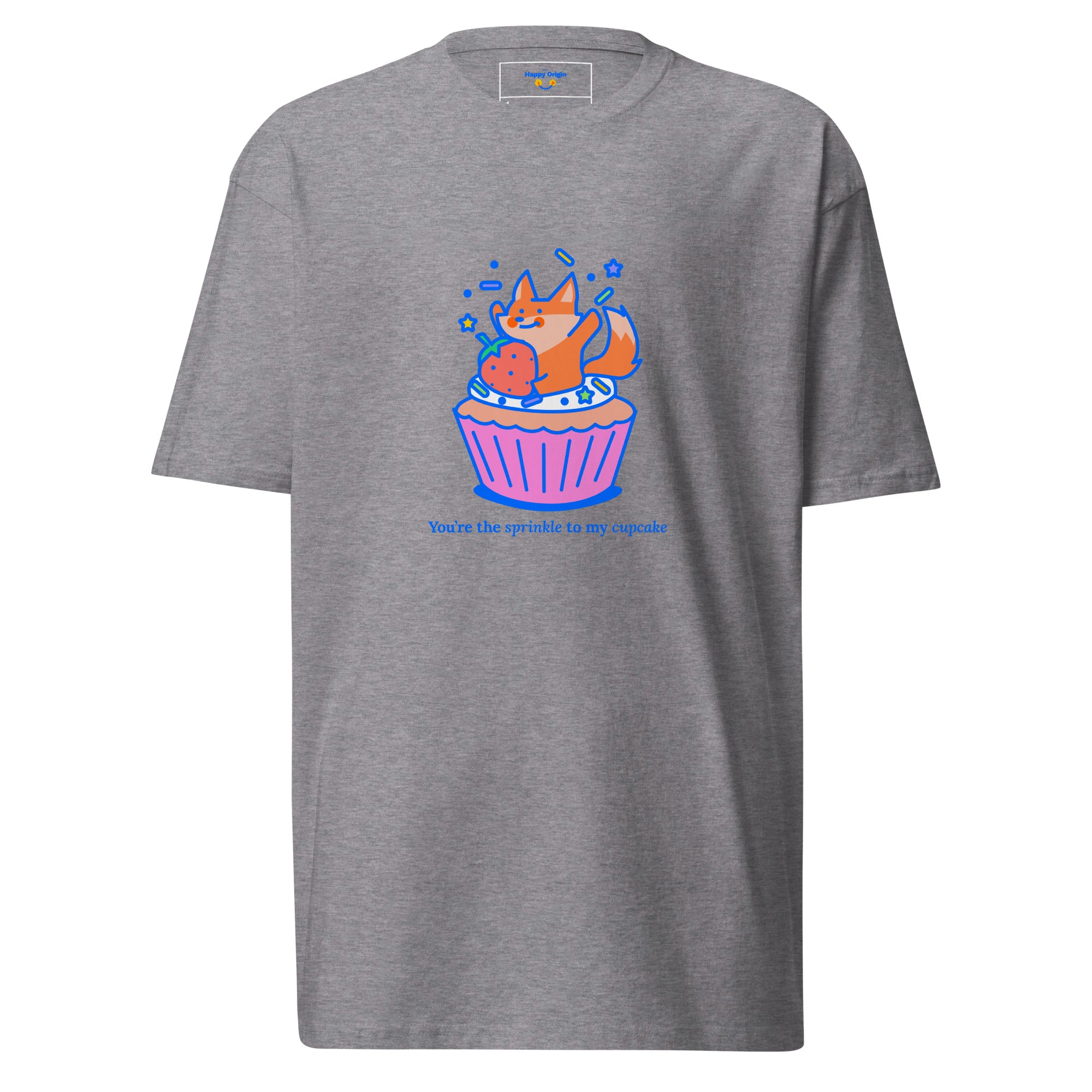 Happy Origin Sprinkle Happiness light grey Tee