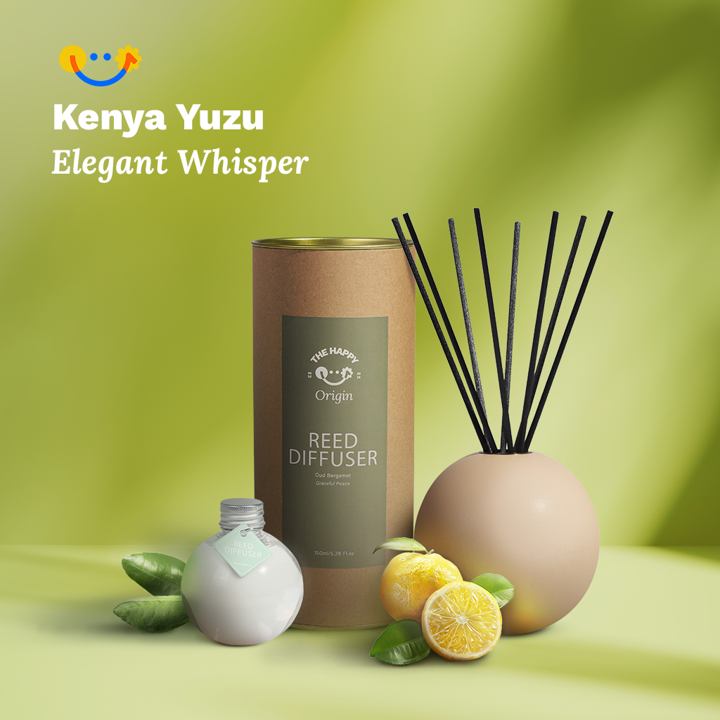 Japanese Inspired Design | Kenya Yuzu - Elegant Whisper Aroma Reed Diffuser