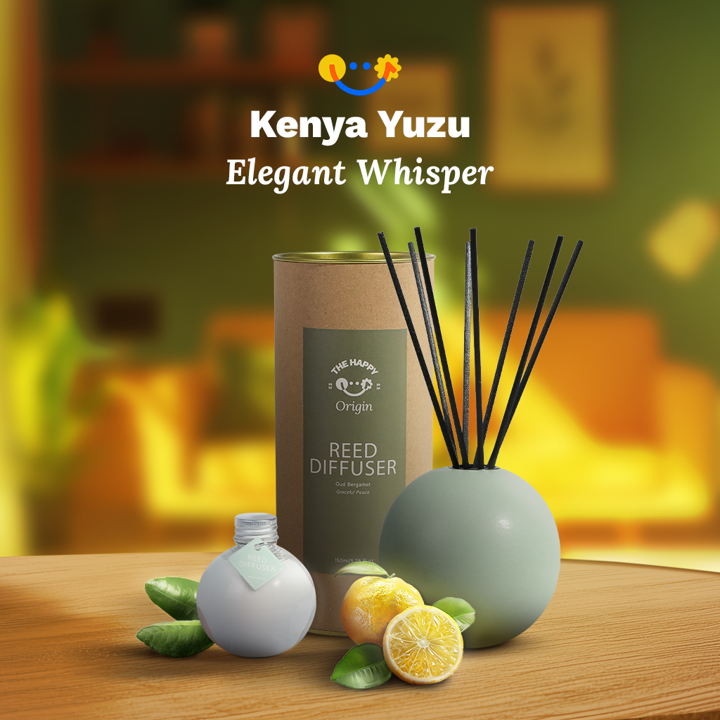 Japanese Inspired Design | Kenya Yuzu - Elegant Whisper Aroma Reed Diffuser