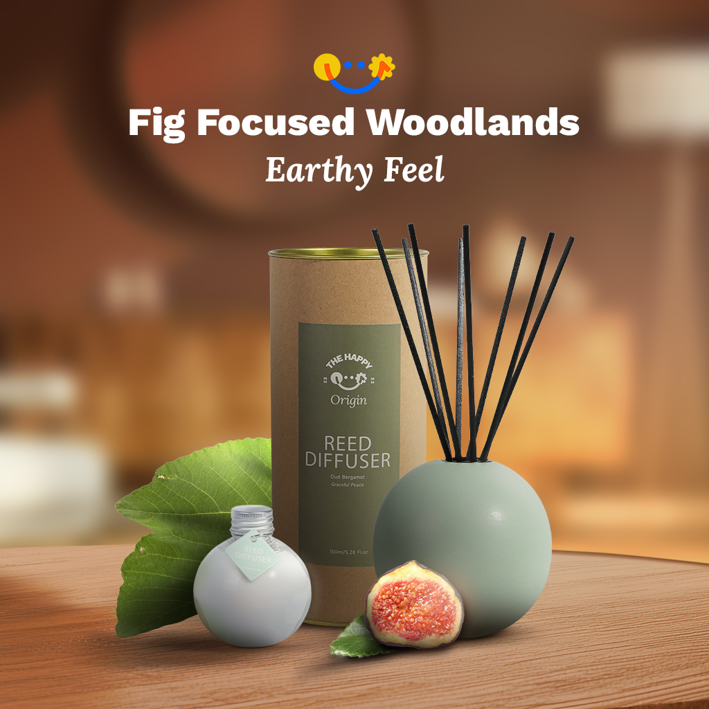 Japanese Inspired Design | Fig Focused Woodlands Aroma Reed Diffuser